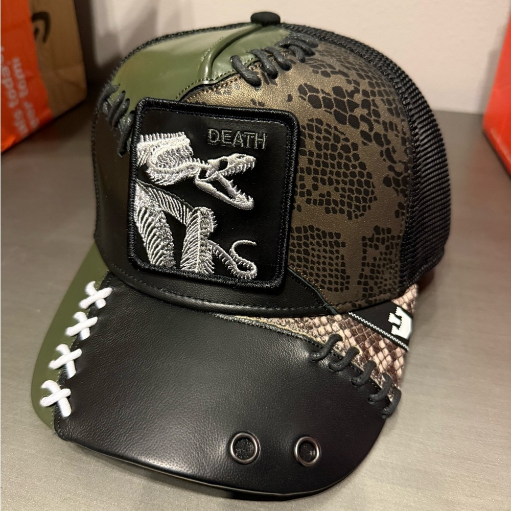 Goorin Bros The Farm line trucker hat — “long, slow goodbye” new with tags